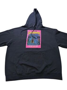 Dumbgood X Goosebumps Welcome to the Dead House Hoodie size Medium